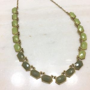Francesca's | Emerald Green Jeweled Necklace